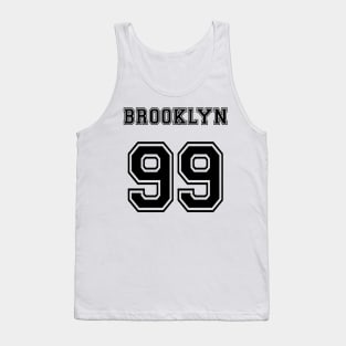 Brooklyn 99 Jersey w/ badge on front (Light colored shirts) Tank Top